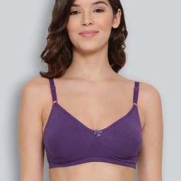 Lyra Purple Cotton Everyday Bra-picture-46