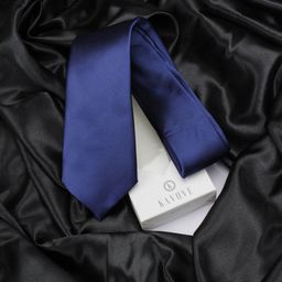 KOVOVE Men Blue Striped Broad Tie-image-9