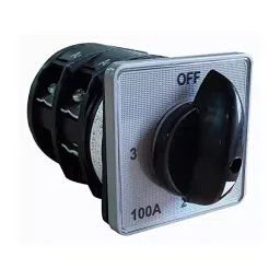 Selvo 100A Cam Operated Rotary Switch Phase Selector 1 Pole 3 Way GSELRTS11043B image 5