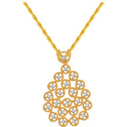 P.C. Chandra Jewellers 18 kt Gold & Diamond Pendant-picture-2