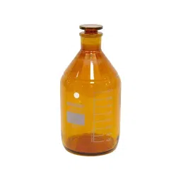 AS ONE Brown Reagent Bottle with Graduation 2000 ml, 4-2783-06-1