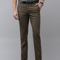 Arrow Men Tapered Fit Trousers-image-104