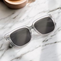Ted Smith Unisex Rectangle Sunglasses with Polarised and UV Protected Lens SUN-GALEO_C4-37