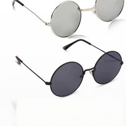 Arzonai Unisex Black Lens & Black Sunglasses with-picture-41