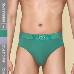 XYXX Anti Microbial Pack Of 2 Cotton Basic Briefs XYBRF2PCKN625-picture-54
