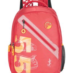 Skybags Riddle School Backpack Red - Height 18 Inches-picture-25