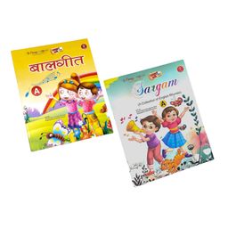 Fingo Brain Combo pack set of 2 Books Balgeet [A] and Sargam [A] Rhymes Book - English & Hindi-6