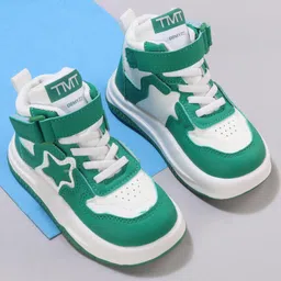 Oh! Pair Slip On Sport Shoes with Velcro Closure - Green-picture-26