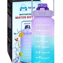 FunBlast Motivational Water Bottle with Time Marker  Multicolor-26