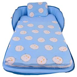 Babytoons Baby Nest Lite Bed Portable Travel Friendly Infant Sleeping Bedding Set Portable Baby Carry Nest, Comfortable Cushioning (0-12 Months, Blue)-image-57