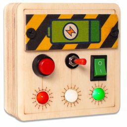 Clapstore Toys Portable Busy board V4 - 3 LED lights-15