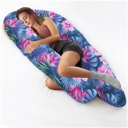 COOZLY U Shaped Pregnancy Pillow with Removable Covers U Super Premium -Tropika-image-85