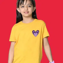 NUSYL Girls Graphic Printed T-shirt-picture-9