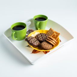 Superware Melamine Serving Tray Set Cocoa Matte (Set Of 2) image 3