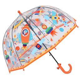 CHAATEWALA Space Theme Designed Transparent Umbrella - Multi Colour image 4