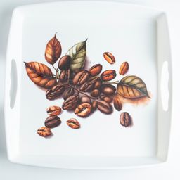 Superware Melamine Serving Tray Set Cocoa Matte (Set Of 2) image 4