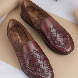 J.FONTINI Men Leather Fisherman Sandals-image-40