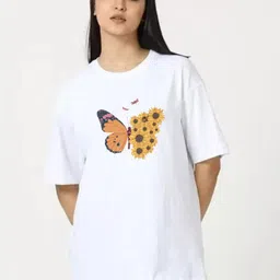 SALUJA FABRICS Women Printed T-shirt-image-33
