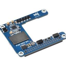 Waveshare Power Over Ethernet HAT (H) For Raspberry Pi 5 / CM 5, 5V 5A Output, Supports 802.3af/at Network Standard, Isolated Switched-m]Mode Power Supply, Raspberry Pi 5 PoE HAT-2