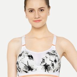 Triumph White Triaction Magic Motion Pro Magic-Wired Padded Control Cross-Back Sports Bra-image-49