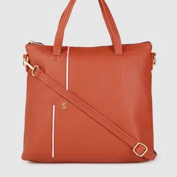 Baggit Maroon Solid Handheld Bag-image-97