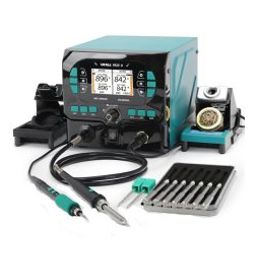 YIHUA 992D-II 210 presicion hot air and soldering iron soldering station, with temperature adjust control on the iron handle-23