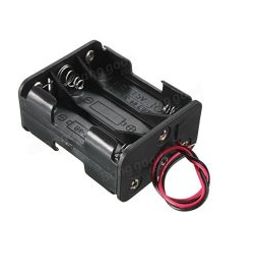 6 x AA Battery Holder Box (Back-to-Back) Without Cover-46