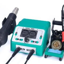YIHUA 938BD-I 110W soldering iron LCD large screen power display hot air 2 in 1 multiple soldering station-14