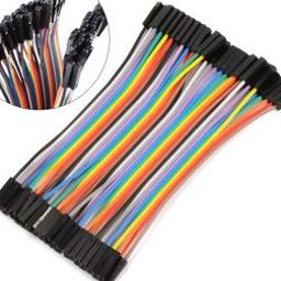 10CM Female to Female Breadboard Jumper DuPont 2.54MM 1P-1P Cable 40 Pcs-image-88