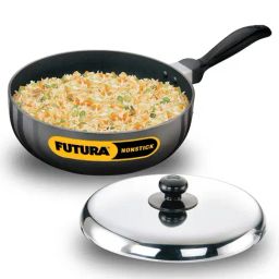 Hawkins Futura Black Stainless Steel Nonstick All-Purpose Pan 2.5 L-34