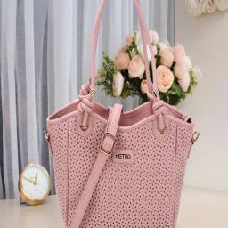 Metro Pink Cut Work Medium Shoulder Bag-picture-28