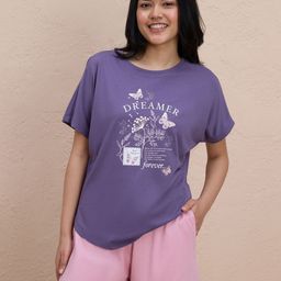 Nykd Women Graphic Printed Round Neck Cotton Relaxed Fit T-shirt-picture-15