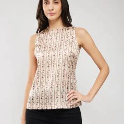 Fablestreet Beige Floral Top-image-16
