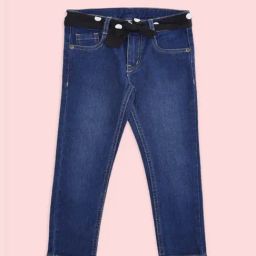 Pantaloons Junior Kids Blue Cotton Regular Fit Jeans-image-70
