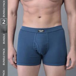 Dollar Bigboss Assorted Cotton Regular Fit Trunks - Pack Of 2-picture-27