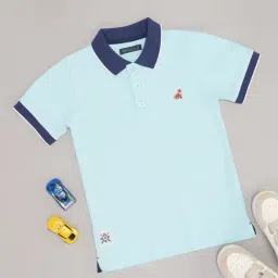 Pantaloons Junior Blue Polo T-Shirt-picture-26