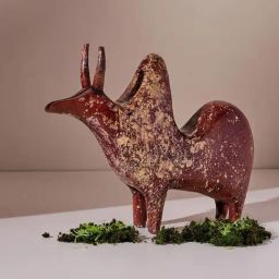 Indus Bull Natural Wood Animal Figurine-image-66