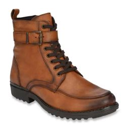 Delize Men's Tan Derby Boots-picture-21