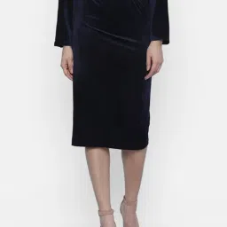 ISU Navy Midi Skirt-image-71