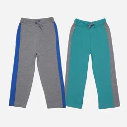 Dollar Boys Assorted Solid Trackpants (Pack Of 2)-52
