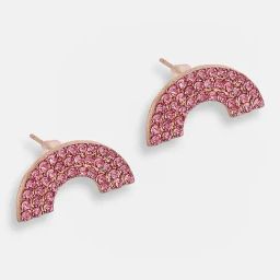Sohi Gold Plated Party Designer Stone Stud Earrings-32
