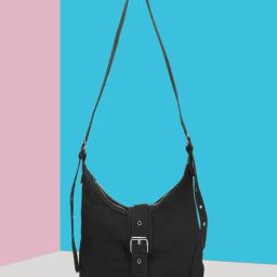 Mochi Black Medium Hobo Bag-33