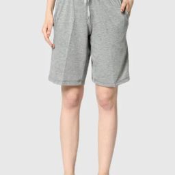 Vimal Jonney Grey Regular Fit Shorts-image-64