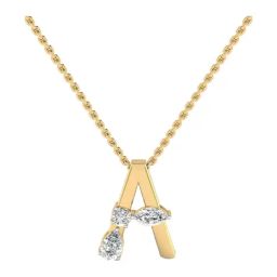 SHINE ETERNAL Lab Grown Diamond 14k (585) Yellow Gold Pendant for Women-picture-15