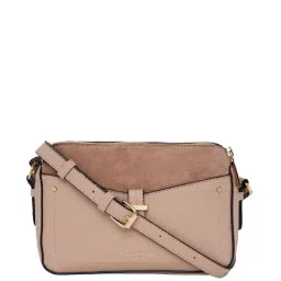 Accessorize London Pink Solid Medium Sling Handbag-image-46