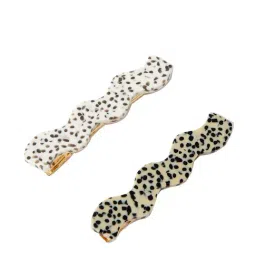 Accessorize London Multicolor Printed Hair Pins Pack of 2-image-25