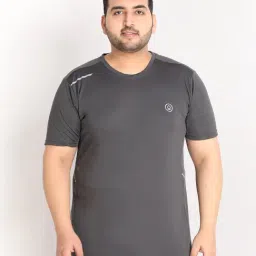 Chkokko Dark Grey Regular Fit Striped T-Shirt-picture-20