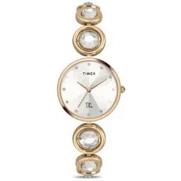 Timex Fria Women Silver Round Analog Watch - TWEL16403-image-87