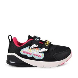 Campus Kids Black & Pink Velcro Shoes-image-93