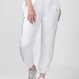 Spykar White Cotton Joggers-image-76